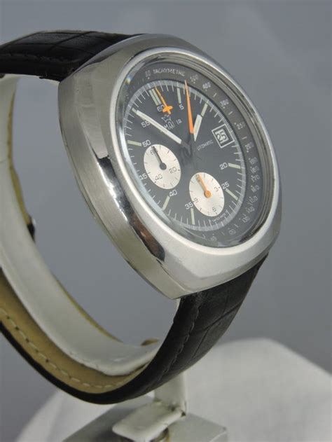 1970s 44mm Lemania Chronograph Cal 1340 Vintage Oyster