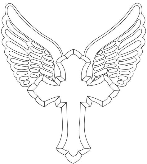 They were painted ivory and black and sanded. Simple Cross Drawing at GetDrawings | Free download