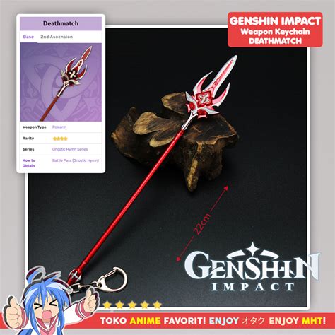 Gantungan Kunci Genshin Impact Deathmatch Toko Anime Terpercaya Di