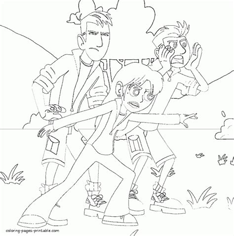 Wild Kratts Coloring Sheets Printable Coloring Pages