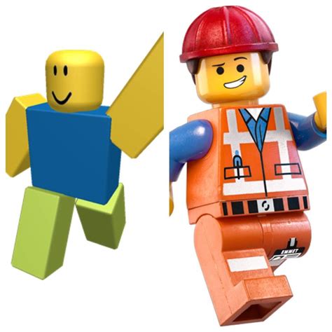 Who Would Win In A Battle Between Lego Emmet And Roblox Noob Why