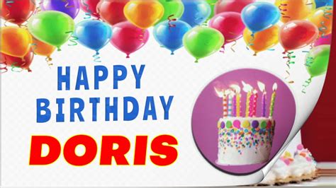 Happy Birthday Doris Youtube