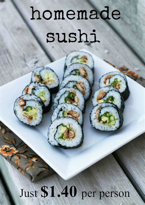 How To Make Cheap Sushi Rolls At Home Just 140 Per