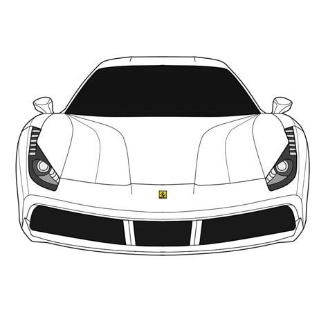 Desenhos De Ferrari Para Colorir Páginas Para Colorir Gratuitas