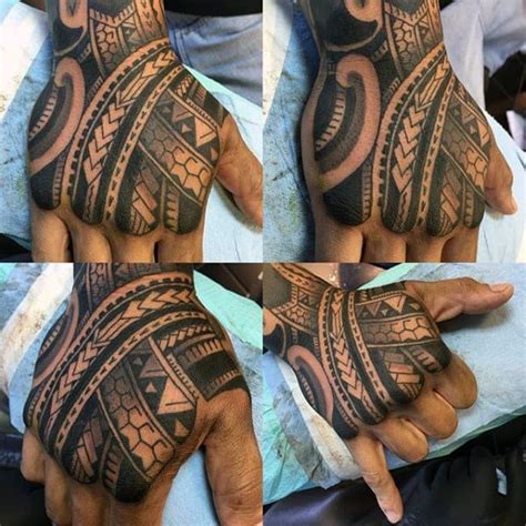With so many nice hand tattoo designs, these works of art deserve to be seen. 70 Awesome Tribal Tattoos For Men - Masculine Ink Ideas