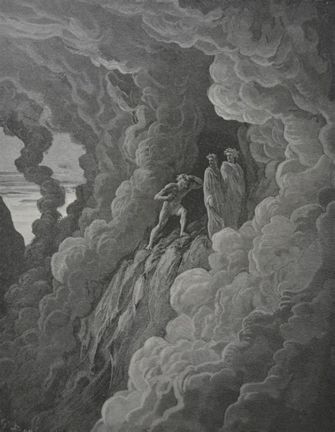 Gustave Dore Demons Souls Torture Religious Art Print Antique Original 1880