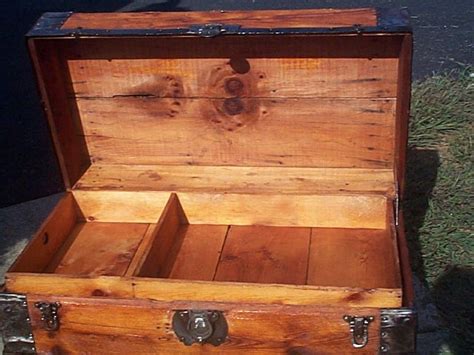 How many camels for your girlfriend? 589 Restored Flat Top Antique Trunk For Sale and Available
