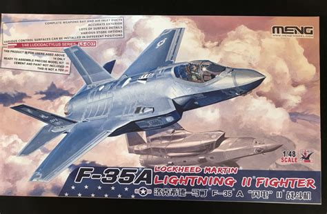 Meng F 35a Lockheed Martin Lightning Ii 148 Build Review Scale