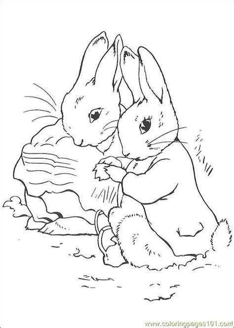 In addition to our gallery on the theme easter, here are some pretty pictures of rabbits to print and color. Coloring Pages Peter Rabbit13 (Cartoons > Peter Rabbit ...