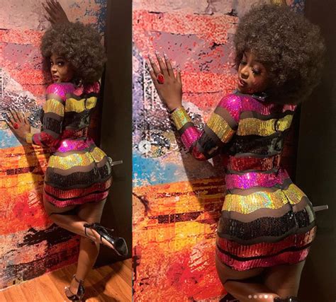 Amara La Negra Flaunts Her Bare Butt In See Through Dress Photos
