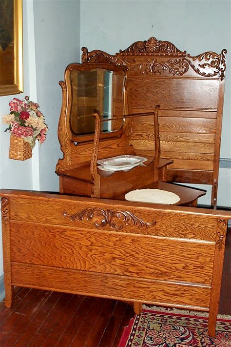 Creating a well designed bedroom is closer than you think with home furniture mart. Three Piece Solid Oak Bedroom Set !! For Sale | Antiques ...