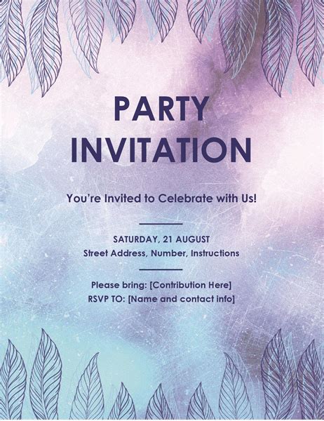 Free Printable Print Birthday Pool Party Nvitations
