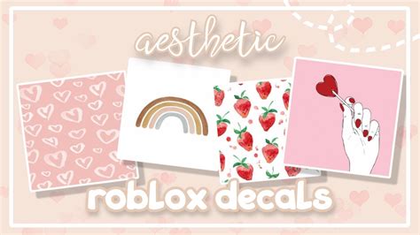 50 Aesthetic Roblox Decal Codes Roblox Youtube
