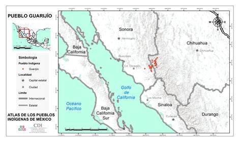 Guarijíos Ubicación Atlas de los Pueblos Indígenas de México INPI