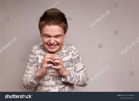 Boy Sinister Mean Expression Stock Photo 2078356663 Shutterstock