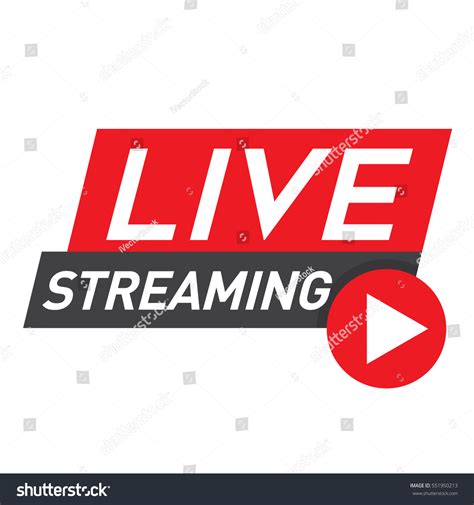I have experienced a similar confusion with live tv logo's too and requested a option in server to provide a setting for the source to be used for the live tv logo's. Live Streaming Logo Red Vector Design Stock Vector ...