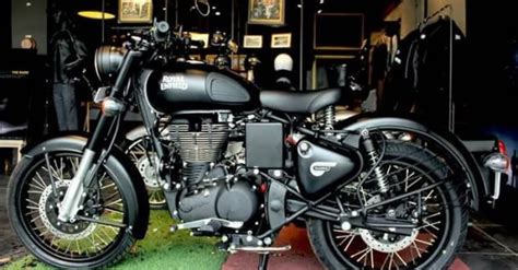 The fuel tank, fenders and side boxes are finished in the new gunmetal grey the stealth black variant comes with matte black bodywork with black exhaust and rims. Royal Enfield Classic 500 ABS priced at INR 2.45 lakh (on ...