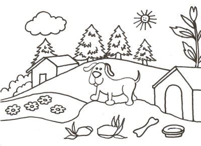 Imágenes de paisajes para colorear | Imágenes