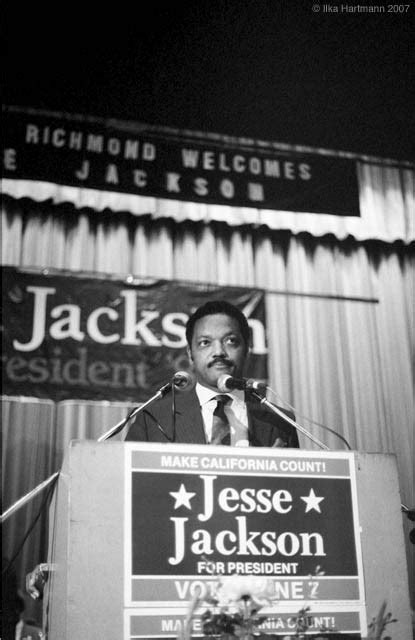 Ilka Hartmann Photography Persons Of Note Jesse Jackson During Campaign
