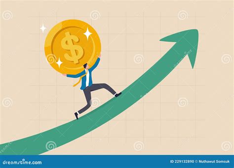 Sales Increase Investment Growth Or Earning And Profit Rising Up