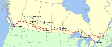The Canadian Pacific Railway The Route Of The Railway Canadian