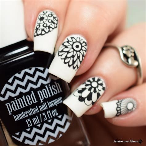 Nail Art ~ Harunouta Stamping Plate From Born Pretty Store Polish And