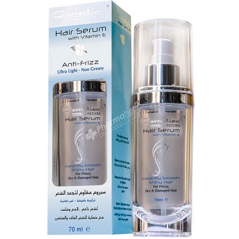 Best hair serum for hair loss and growth. Correction Herbal Actives Hair Serum with Vitamin E
