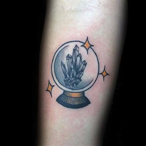 These tattoo designs in 3d are way less grim than they sound. 50 Crystal Ball Tattoo Designs For Men - Fortune Teller ...