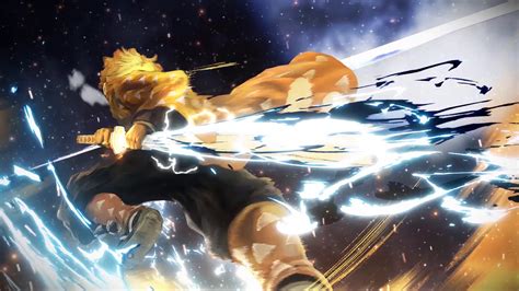 Zenitsu Thunder Breathing Live Wallpaper