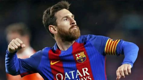 Lionel Messi Aggressive Moment Fc Barcelona Spain Football Player