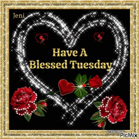 Sparkling Heart Blessed Tuesday  Pictures Photos And Images For