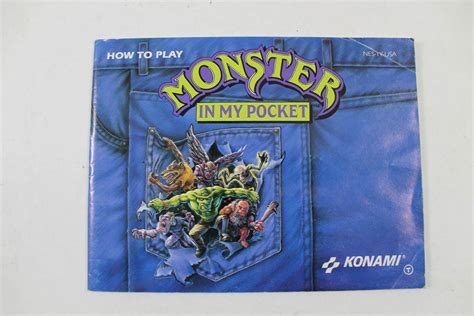 One day wealthy people discovered their rocks and saw just how beautiful they could be. Manual - Monster In My Pocket - Rare Nes Nintendo
