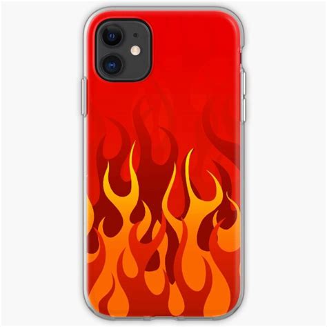 Flame Fire T Iphone Case And Cover By Geekfunstore Redbubble