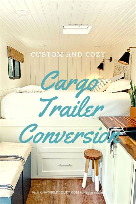 Amazing Cargo Trailer Conversion To Tiny Rv Diy Home Cleaning Diy