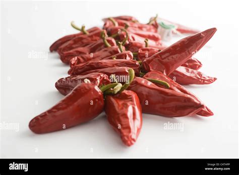 Red Chili Peppers Stock Photo Alamy