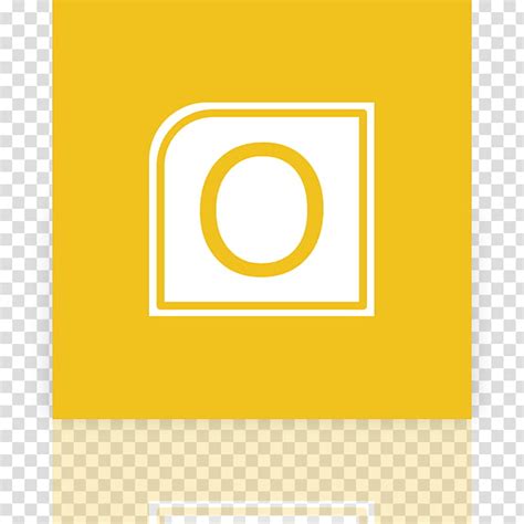 Metro Ui Icon Set Icons Outlook Alt Mirror White And Yellow