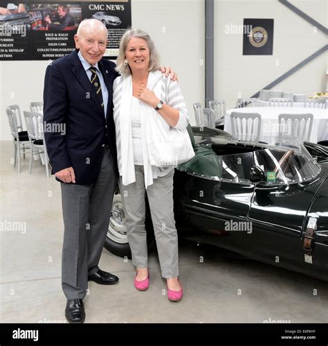 John Surtees The Former Formula One World Champion With His Wife Jane