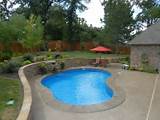 Kidney Shaped Pool Landscaping Ideas Photos