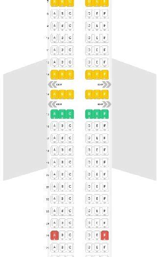 Airbus A Neo Seating Map