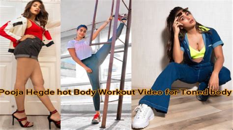 Pooja Hegde Hot Body Workout For Toned Body Actress Pooja Hegde