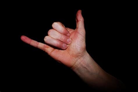 Hand Gesture Surfers Hand Gesture Or Shaka Sign Photograph By Panga