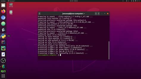 Installing Python And Pygame On Ubuntu Youtube