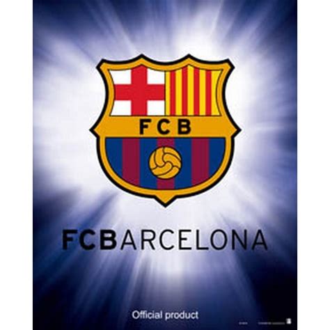 Barcelona escudo 22 piezas 12 lapiceros de color 8 rotuladores 1 sacapuntas 1 estuche f.c. MINI POSTER FC BARCELONA ESCUDO - Grupo Erik