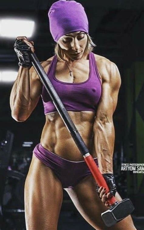 Pin By Sidney Cook On Muscle Muscular Women Physically Fit Women Body Building Women