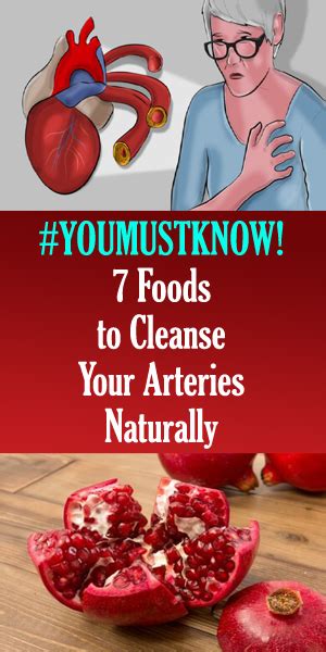 7 foods to cleanse your arteries naturally