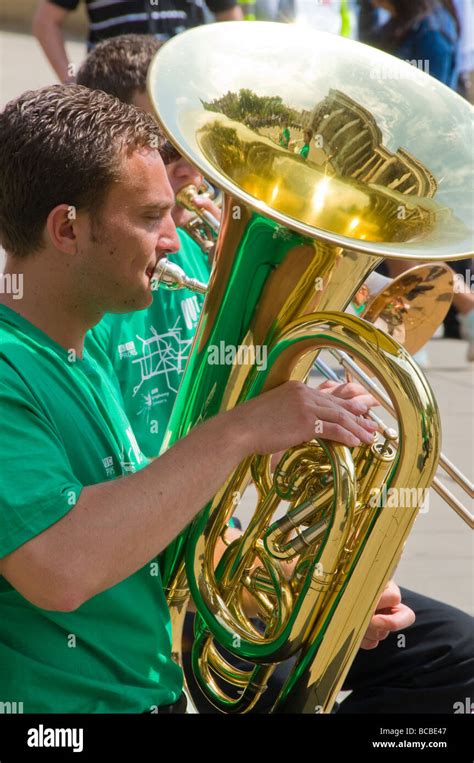 Tuba Player In Brass Band Hi Res Stock Photography And Images Alamy
