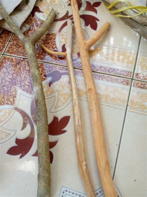 Ranting Kayu Jati Macrame 10 Batang Panjang 80cm Lazada Indonesia