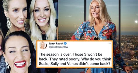 Real Housewives Of Melbourne Janet Roach Claims Stars Getting Axed