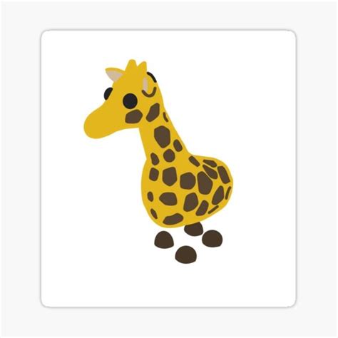 It was the first egg that could be obtained through the gumball machine and was replaced by the jungle egg on august 31, 2019. Adopt Me Giraffe Stickers | Redbubble