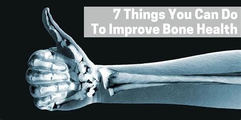 7 Things You Can Do To Improve Bone Health — Atlantic Health Solutions